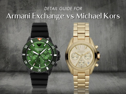 Detail guide for Armani Exchange vs Michael Kors