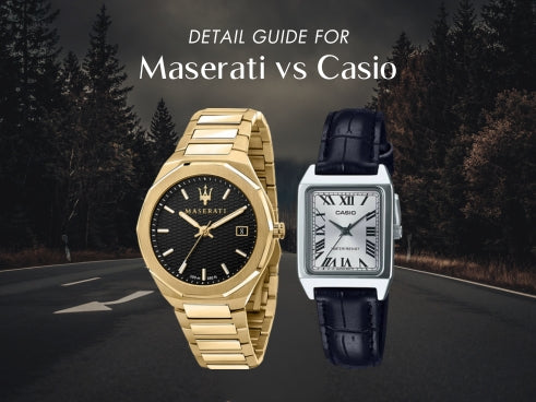 Detail guide for Maserati vs Casio