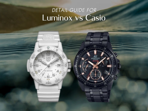 Detail guide for Luminox vs Casio H2 Hub
