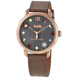 Coach Brown Leather Strap Women Watch 14502797P