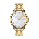 Coach New York Arden Silver Dial Gold Stainless Steel Strap Women Watch 14503987