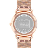 COACH ELLIOT ROSE GOLD STEEL MESH BRACELET WATCH 14504209