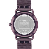 COACH ELLIOT PURPLE STEEL MESH BRACELET WATCH 14504211