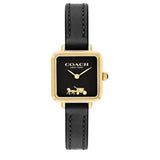 Coach New York Black Leather Strap Women Watch 14504225P