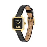 Coach New York Black Leather Strap Women Watch 14504225P