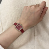 Coach New York Red Leather Strap Women Watch 14504226P