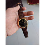 CASIO GENERAL MTP-V001GL-1BUDF-P BROWN LEATHER MEN WATCH