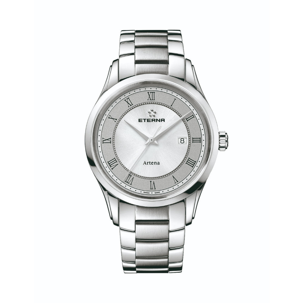 Eterna Artena Silver Stainless Steel Strap Unisex Watch 2520.41.55.0274