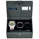 Infantry The Macross Roy Fokker Limited Edition Leather & Silicone Strap Men Watch MOD42-MAC-SET-Y-C