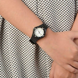 CASIO ANALOG LRW-200H-7E1VDF-P BLACK RESIN STRAP WOMEN WATCH