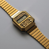 CASIO GENERAL A100WEG-9ADF-P GOLD STAINLESS STEEEL UNISEX'S WATCH