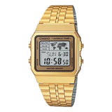 Casio General Digital Gold Stainless Steel Strap Men Watch A500WGA-9DF-P
