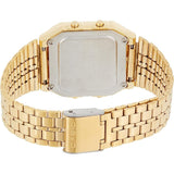Casio General Digital Gold Stainless Steel Strap Men Watch A500WGA-9DF-P