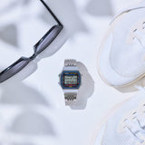Casio General Vintage Digital Silver Tone Unisex Watch ABL-100WE-1ADF-P