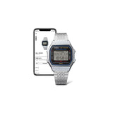 Casio General Vintage Digital Silver Tone Unisex Watch ABL-100WE-1ADF-P