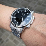 Casio General Black Dial Silver Stainless Steel Strap Men Watch AMW-880D-1AVDF