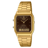 Casio General Gold Stainless Steel Strap Unisex Watch AQ-230GA-5AMQYDF