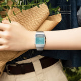 Casio General Digital-Analogue Silver Stainless Steel Strap Unisex Watch AQ-800EC-2ADF