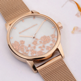 BCBGMAXAZRIA QUARTZ ROSE GOLD STAINLESS STEEL BG50827002 WOMEN'S WATCH
