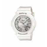CASIO BABY-G BGA-160-7B1DR NEON ILLUMINATOR DIGITAL QUARTZ WHITE RESIN WOMEN'S WATCH