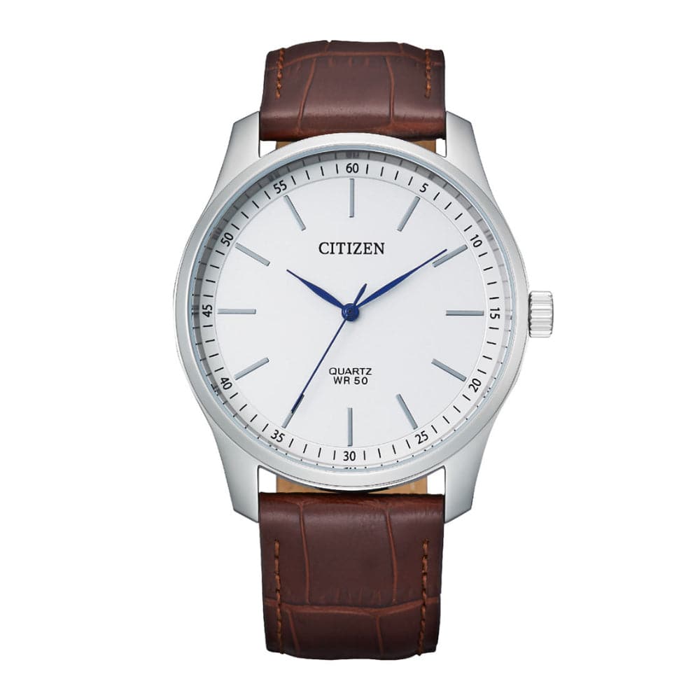 Citizen White Dial Brown Leather Strap Men Watch BH5000 08A H2 Hub citizen-white-dial-brown-leather-strap-men-watch-bh5000-08a-h2-hub