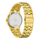 Citizen Eco-Drive Gold Stainless Steel Strap Men Watch BM7652-52P