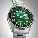 Citizen Promaster Green Dial Stainless Steel Strap Men Watch BN0269-50W