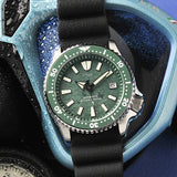 Green Reef - CWH Special Custom Collective Date Display Stainless Steel Rubber Strap Diver’s Watch CH-MOD-M19