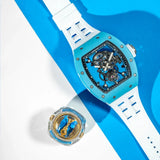 Cronus Art High Quality Fluorine White Band Men Watch CM007-021