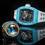 Cronus Art High Quality Fluorine White Band Men Watch CM007-021