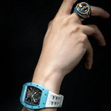 Cronus Art High Quality Fluorine White Band Men Watch CM007-021