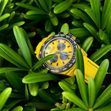 Cronus Art High Quality Canvas Woven Yellow Strap Men Watch CM016-001