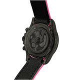 Cronus Art High Quality Canvas Woven Pink Strap Men Watch CM016-012