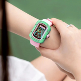 Cronus Art Nylon + High Quality Fluorine Pink Strap Women Watch CM017-001