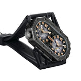 Cronus Art High Quality Fluorine Black Strap Watch CM025-008