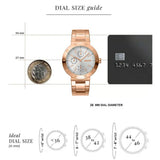 DKNY Rose Gold Stainless Steel Strap Women Watch DK1L022M0045