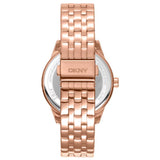DKNY LOGO ROSE GOLD STAINLESS STEEL STRAP WOMEN WATCH DK1L059M0065