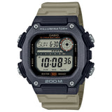 Casio General Digital Khaki Strap Men Watch DW-291HX-5AVDF-P