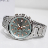 Casio Edifice Silver Stainless Steel Strap Men Watch EFV-610DE Series