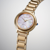 Citizen L Rose Gold Stainless Steel Strap Women Watch EM1103-86Y