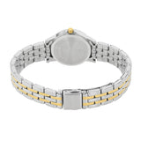Citizen Black Dial Two-Tone Stainless Steel Strap Women Watch EQ0608-55E