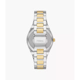 Fossil Scarlette Date Display Two-Tone Stainless Steel Women's Watch ES5259P