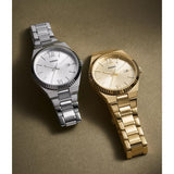 Fossil Scarlette Date Display Gold Tone Stainless Steel Women's Watch ES5299P
