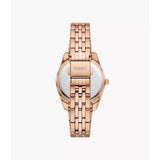 Fossil Scarlette Rose Gold Tone Stainless Steel Women's Watch ES5324P