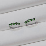 AG Collective Jewelry – Emerald Gleam Huggies