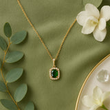 AG Collective Jewelry – Enchanted Emerald Pendant