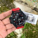 Casio G-Shock Master of G - Air Gravitymaster Black Dial Red Resin Strap Men Watch GA-1000-4BDR-P