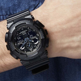CASIO G-SHOCK GA-100CF-1ADR-P SPECIAL COLOR MEN'S WATCH