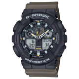 Casio G-Shock Digital-Analog Brown Resin Strap Men's Watch GA-100TU-1A3DR-P