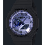 Casio G-Shock Digital White Resin Strap Men Watch GA-2100HDS-7ADR-P